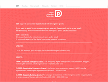 Tablet Screenshot of digitaldefenders.org